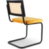 Chaise de salle à manger - tapissée en velours - Bois et rotin - Puila image 7
