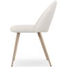 Chaise de salle à manger - Tapissée en tissu bouclé - Design scandinave - Evelyne image 7