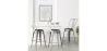 Lot de 4 coussins magnétiques pour taboure assise carrée- simili-cuir - Stylix image 7