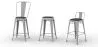 Lot de 4 coussins magnétiques pour taboure assise carrée- simili-cuir - Stylix image 7