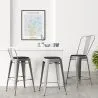 Pack de 4 coussins magnétiques pour chaise à siège carré – similicuir – Stylix image 7