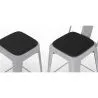 Pack de 4 coussins magnétiques pour chaise à siège carré – similicuir – Stylix image 7