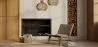 Fauteuil de Salon - Design Boho Bali - Bois et Cuir - Recia image 7