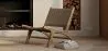 Fauteuil de Salon - Design Boho Bali - Bois et Cuir - Recia image 7