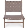 Fauteuil de Salon - Design Boho Bali - Bois et Cuir - Recia image 7