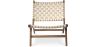 Fauteuil de Salon - Fauteuil de Design Artisanal Boho Bali - Bois et Corde - Recia image 7