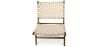 Fauteuil de Salon - Fauteuil de Design Artisanal Boho Bali - Bois et Corde - Recia image 7