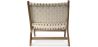 Fauteuil de Salon - Fauteuil de Design Artisanal Boho Bali - Bois et Corde - Recia image 7