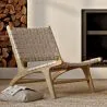 Fauteuil de Salon - Fauteuil de Design Artisanal Boho Bali - Bois et Corde - Recia image 7