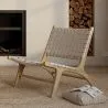 Fauteuil de Salon - Fauteuil de Design Artisanal Boho Bali - Bois et Corde - Recia image 7
