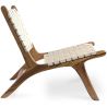 Fauteuil de Salon - Fauteuil de Design Artisanal Boho Bali - Bois et Corde - Recia image 7