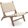 Fauteuil de Salon - Fauteuil de Design Artisanal Boho Bali - Bois et Corde - Recia image 7