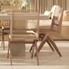 Chaise de salle à manger en bois - Design Boho Bali - Breya image 7