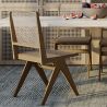 Chaise de salle à manger en bois - Design Boho Bali - Breya image 7
