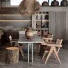Chaise de salle à manger en bois - Design Boho Bali - Breya image 7