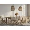 Chaise de salle à manger en bois - Design Boho Bali - Breya image 7