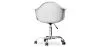 Chaise de bureau avec accoudoirs - Chaise de bureau pivotante avec roulettes - Grev image 7