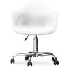 Chaise de bureau avec accoudoirs - Chaise de bureau pivotante avec roulettes - Grev image 7