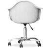 Chaise de bureau avec accoudoirs - Chaise de bureau pivotante avec roulettes - Grev image 7