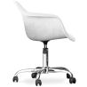 Chaise de bureau avec accoudoirs - Chaise de bureau pivotante avec roulettes - Grev image 7