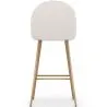 Tabouret tapissé en tissu bouclé - Design scandinave - Evelyne image 7