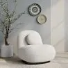 Fauteuil tapissé en tissu bouclé - Larry image 7