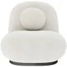 Fauteuil tapissé en tissu bouclé - Larry image 7