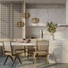 Lustre de plafond en rotin - Suspension de style Boho Bali - Pya image 7