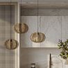 Lustre de plafond en rotin - Suspension de style Boho Bali - Pya image 7