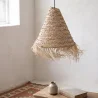 Lampe de plafond en sparte - Lampe suspendue de style boho Bali - Pitse image 7