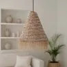 Lampe de plafond en sparte - Lampe suspendue de style boho Bali - Pitse image 7