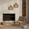  Lampe de plafond en rotin - Lampe suspendue au stile Boho Bali - Elan image 7