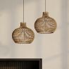  Lampe de plafond en rotin - Lampe suspendue au stile Boho Bali - Elan image 7