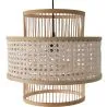 Lustre de plafond en rotin - Suspension de style Boho Bali - Yei image 7