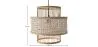 Lustre de plafond en rotin - Suspension de style Boho Bali - Yei image 7