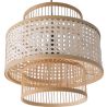 Lustre de plafond en rotin - Suspension de style Boho Bali - Yei image 7