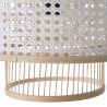 Lustre de plafond en rotin - Suspension de style Boho Bali - Yei image 7
