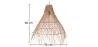 Lampe de plafond en rotin - Lampe suspendue de stile Boho Bali - Trui image 7