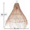Lampe de plafond en rotin - Lampe suspendue de stile Boho Bali - Trui image 7