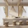 Lampe de plafond en rotin - Lampe suspendue de stile Boho Bali - Trui image 7