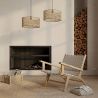 Lampe de plafond en rotin - Lampe suspendue au stile Boho Bali - Beri image 7