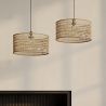 Lampe de plafond en rotin - Lampe suspendue au stile Boho Bali - Beri image 7