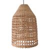 Lampe de plafond en rotin - Lampe suspendue de stile Boho Bali - Fai image 7