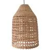 Lampe de plafond en rotin - Lampe suspendue de stile Boho Bali - Fai image 7