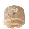 Lustre de plafond en bambou - Suspension de style Boho Bali - Hya image 7