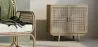 Buffet en Bois Naturel - Design Boho Bali - 2 Portes - Treys image 7