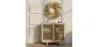 Buffet en Bois Naturel - Design Boho Bali - 2 Portes - Treys image 7