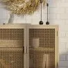Buffet en Bois Naturel - Design Boho Bali - 2 Portes - Treys image 7