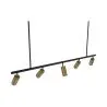 Spot sur Rail - Lampe 5 Spots Orientables - 110CM image 7