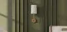 Applique Murale - Lampe Doré avec Abat-Jour en Tissu - Miu image 7